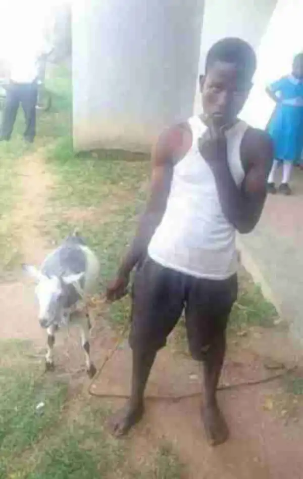 AH! See The Face Of Kenyan Man Arrested After He Was Caught Having Se-x With A Goat